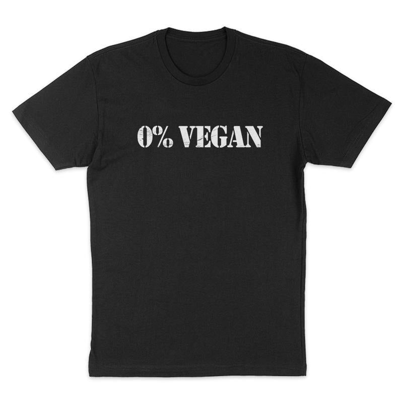 0% Vegan Tee, Funny Shirt, Dark Humor Tee, Hoodie Sweatshirt | PrintMintTees.com