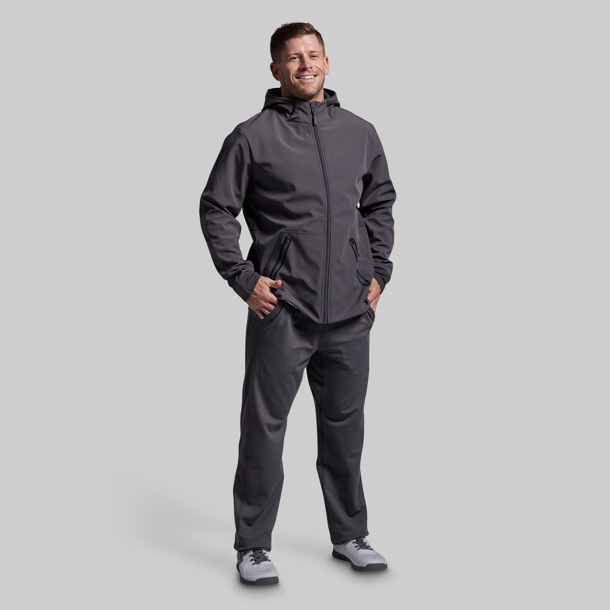 Training Full Zip Hoodie Set (Gunmetal)