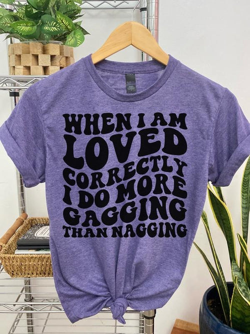 #001 When Loved Correctly I do More - Print Unisex Crew neck Tee T-shirt Hoodie, Sweatshirt | PrintMintTees.com