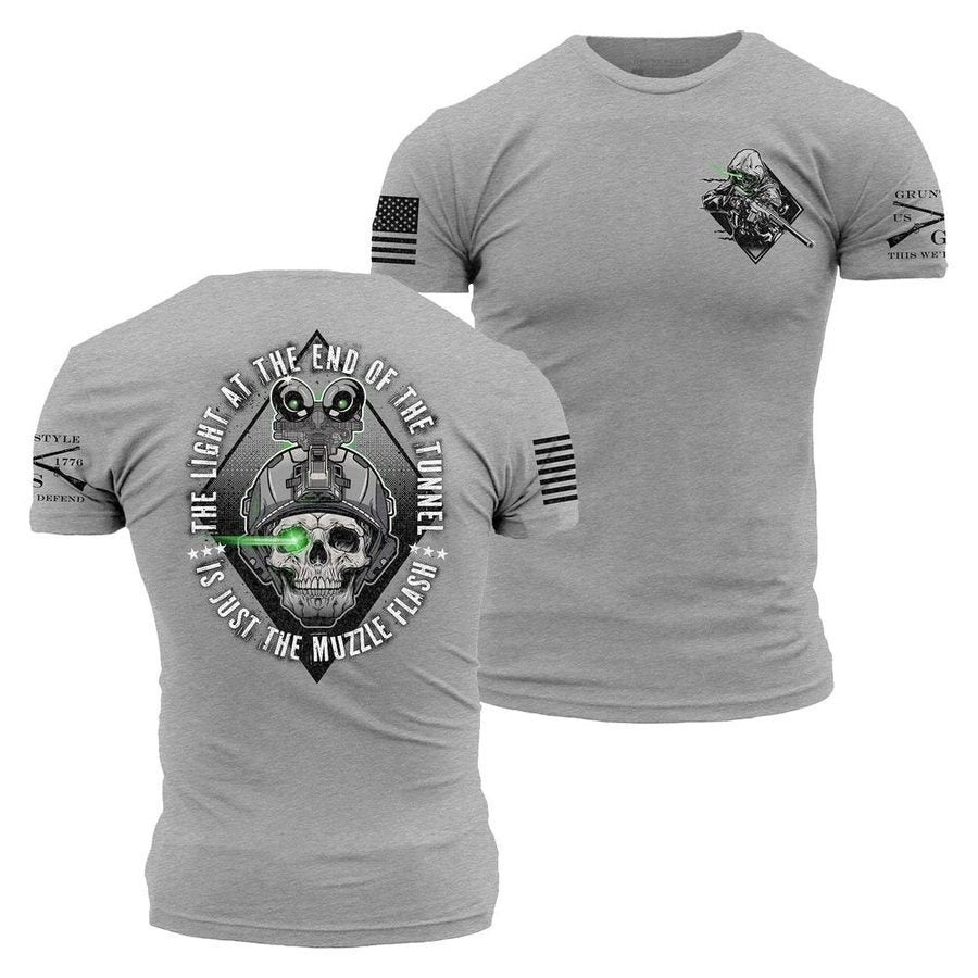 No Quarter T-Shirt - Dark Heather Gray