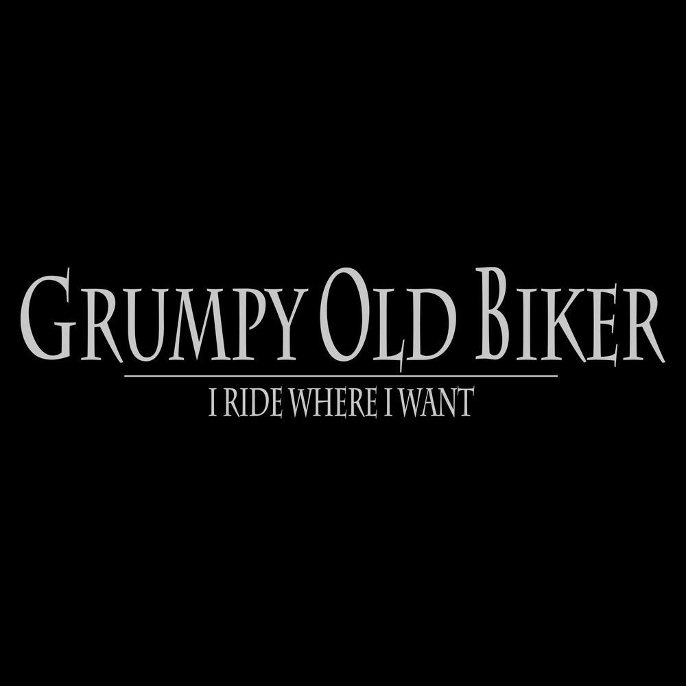 Grumpy Old Biker Long Sleeve - Black
