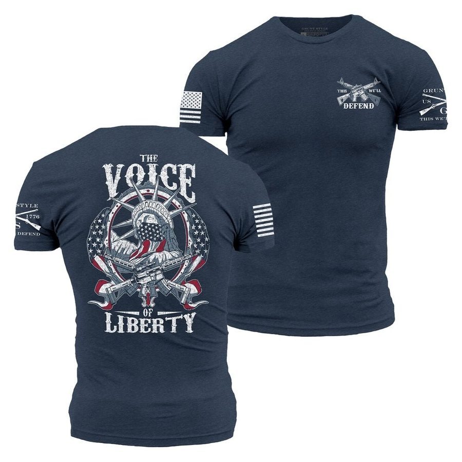The Voice Of Liberty T-Shirt - Midnight Navy