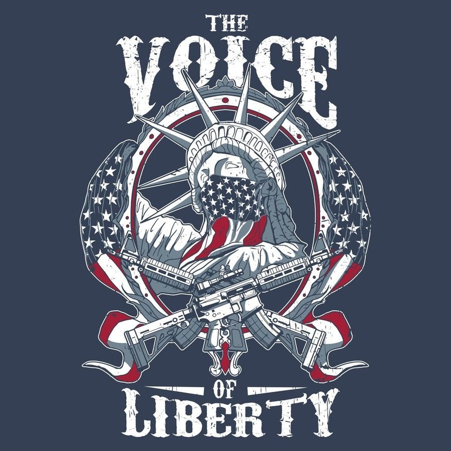 The Voice Of Liberty T-Shirt - Midnight Navy