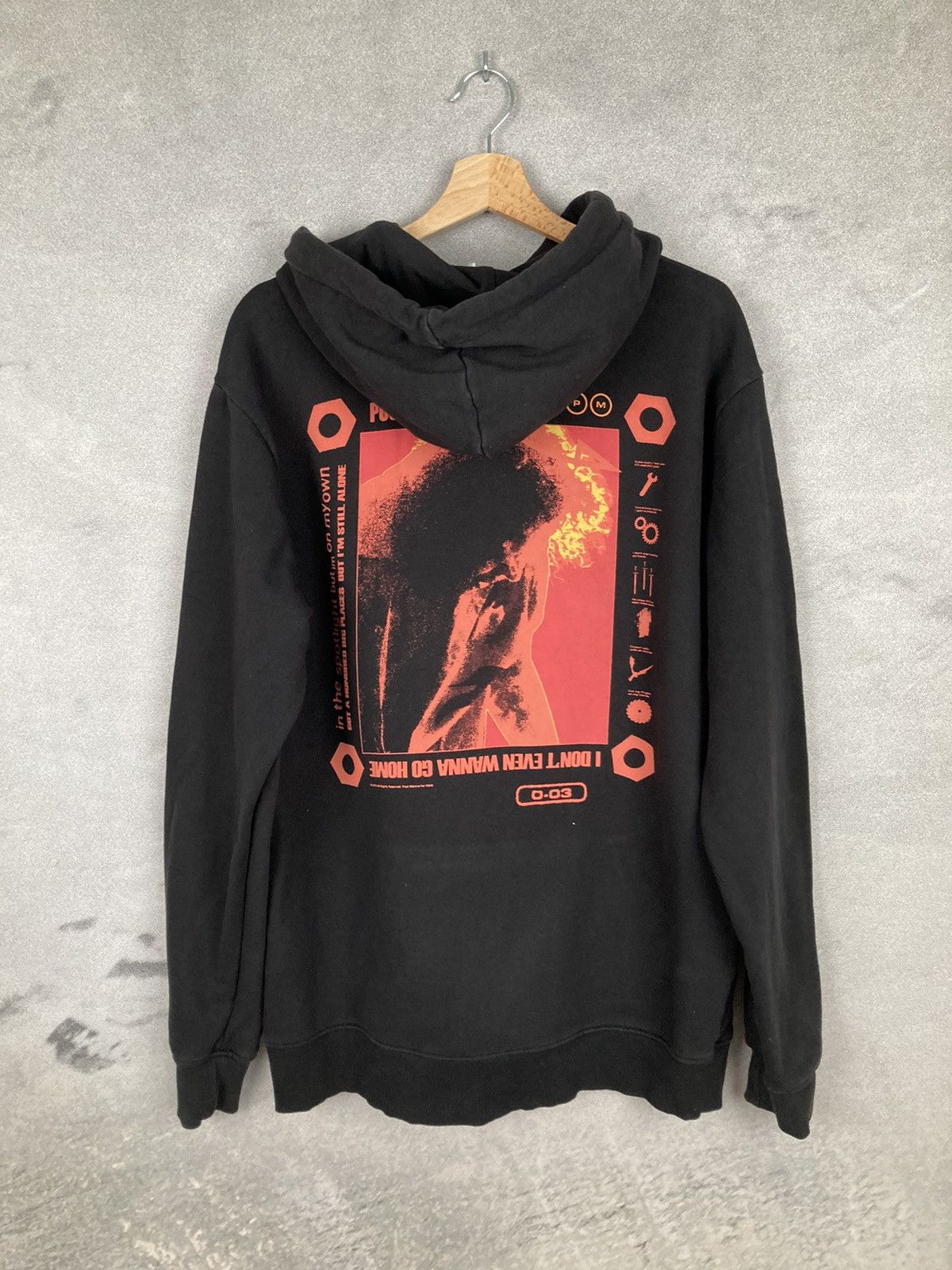 Rap Tees Rare Posty Co Post Malone Rap Hoodie Graphic Hip Hop Sweatshirt | PrintMintTees.com