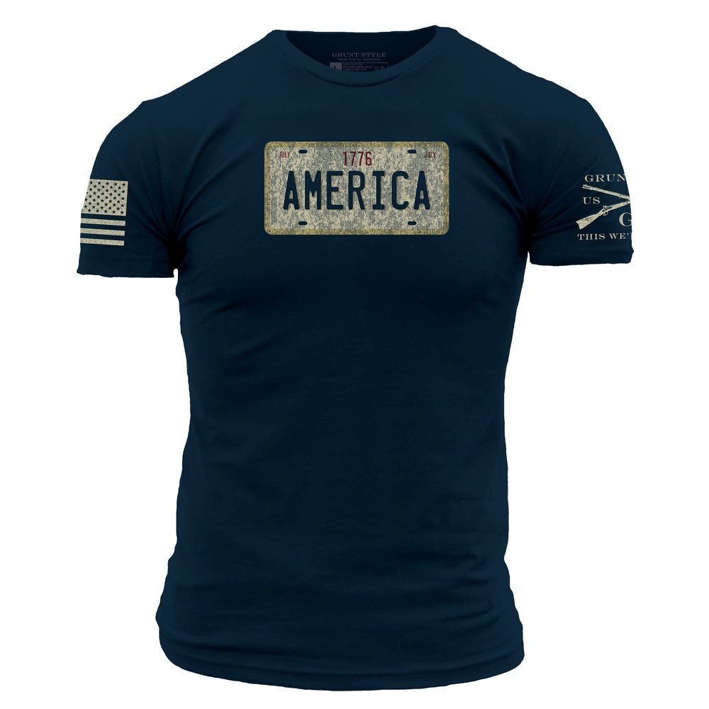 CFP America Plate Men's Tee - Midnight Navy