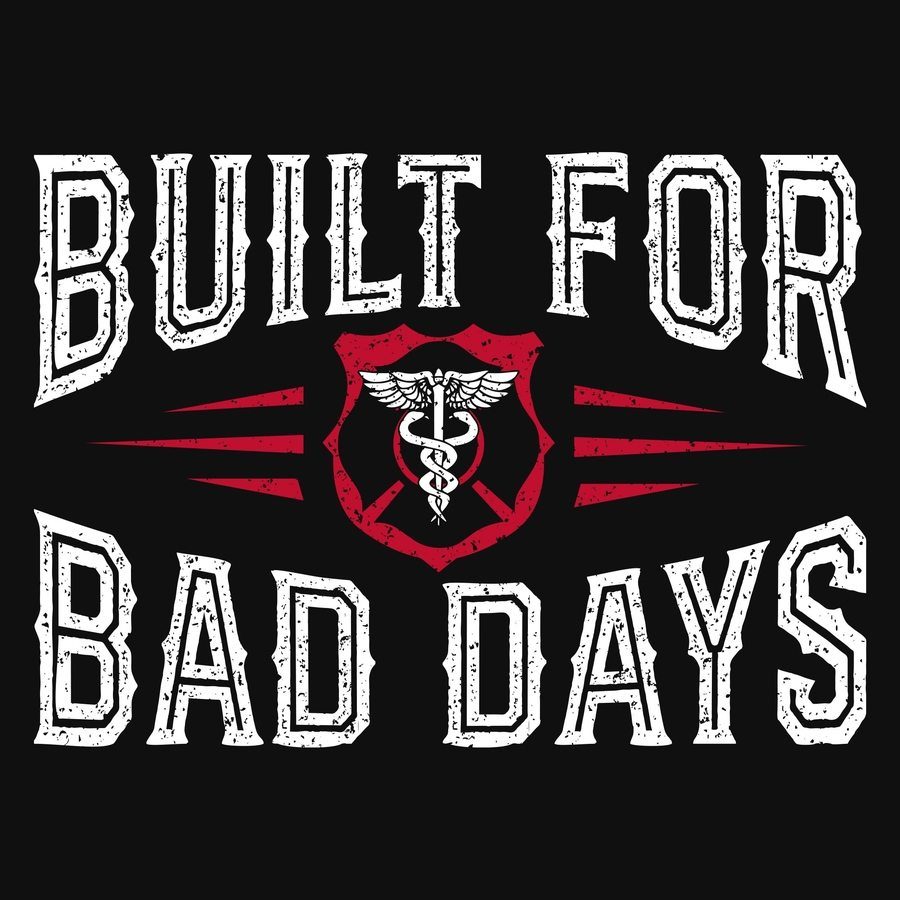 Built For Bad Days T-Shirt - Black