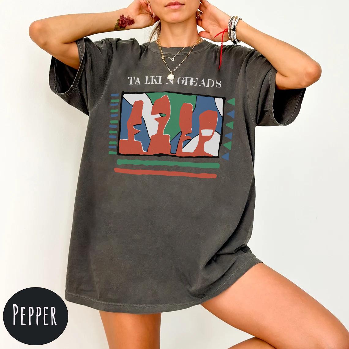 Comfort Colors Talking Heads Vintage Rock Band Tees Unisex T-shirt, Sweatshirt, Hoodie (2)