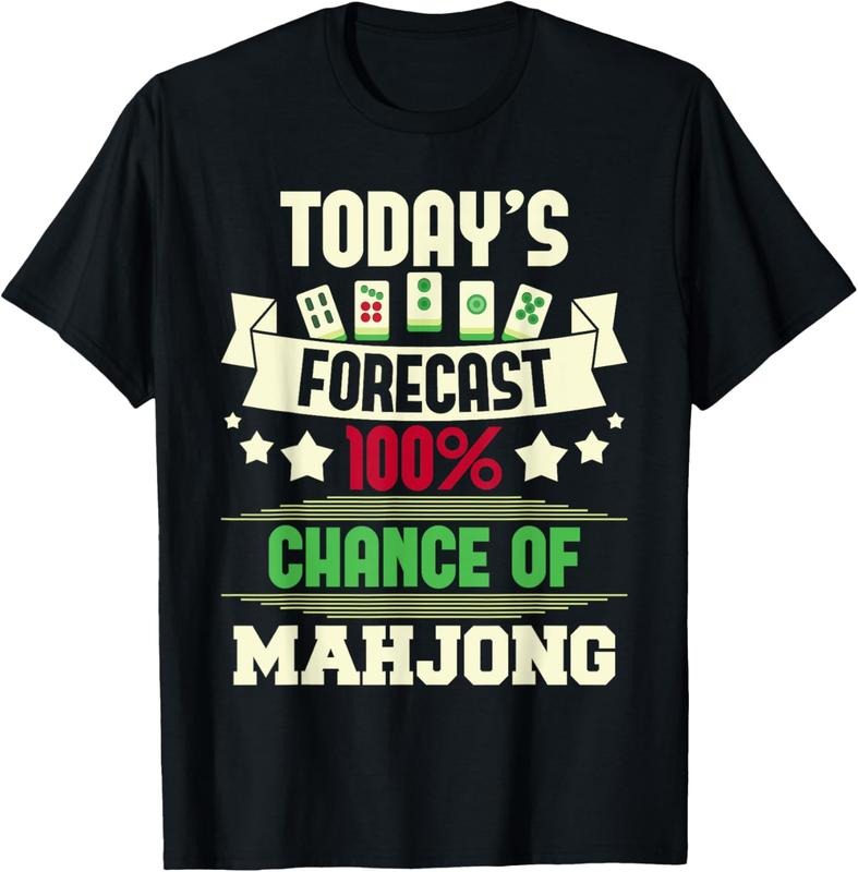 100% Chance Of Mahjong - Casino Player Gambling Tiles Deck T-Shirt Hoodie, Sweatshirt | PrintMintTees.com