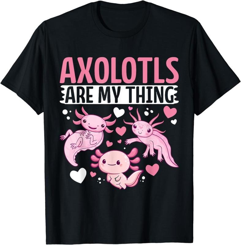 [100% Cotton] Axolotls Are My Thing T-Shirt Hoodie Sweatshirt | PrintMintTees.com