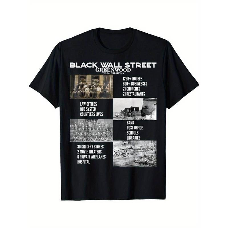 [100% Cotton] Black Wall Street, African American Black History And Legacy T-Shirt Hoodie Sweatshirt | PrintMintTees.com