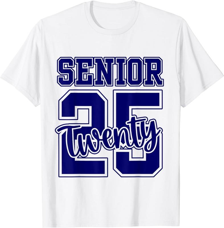 [100% Cotton] Class of 2025 Senior 25 High School Graduation Party 2025 T-Shirt01 Shirt Hoodie Sweatshirt | PrintMintTees.com