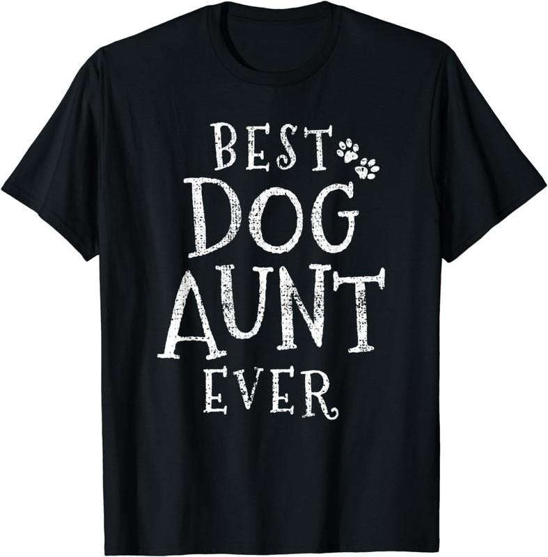 [100% Cotton] Dog Aunt Auntie T-Shirt Hoodie Sweatshirt | PrintMintTees.com