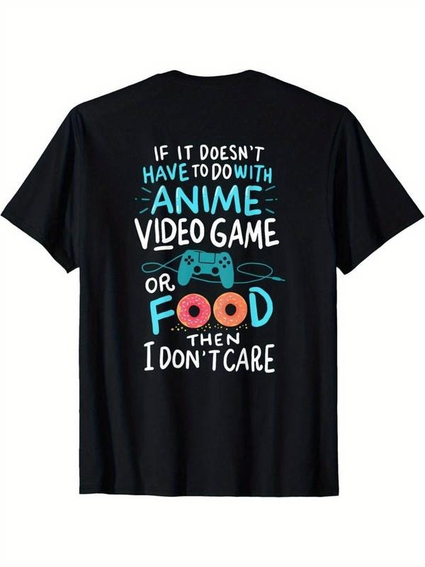 [100% Cotton] Funny Anime & Gaming Tee - Black Men's Humorous Graphic T-Shirt Hoodie Sweatshirt | PrintMintTees.com