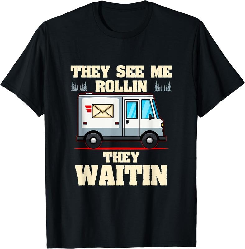 [100% Cotton] Funny Mail Carrier Postal Worker Postman T-Shirt Black Hoodie Sweatshirt | PrintMintTees.com