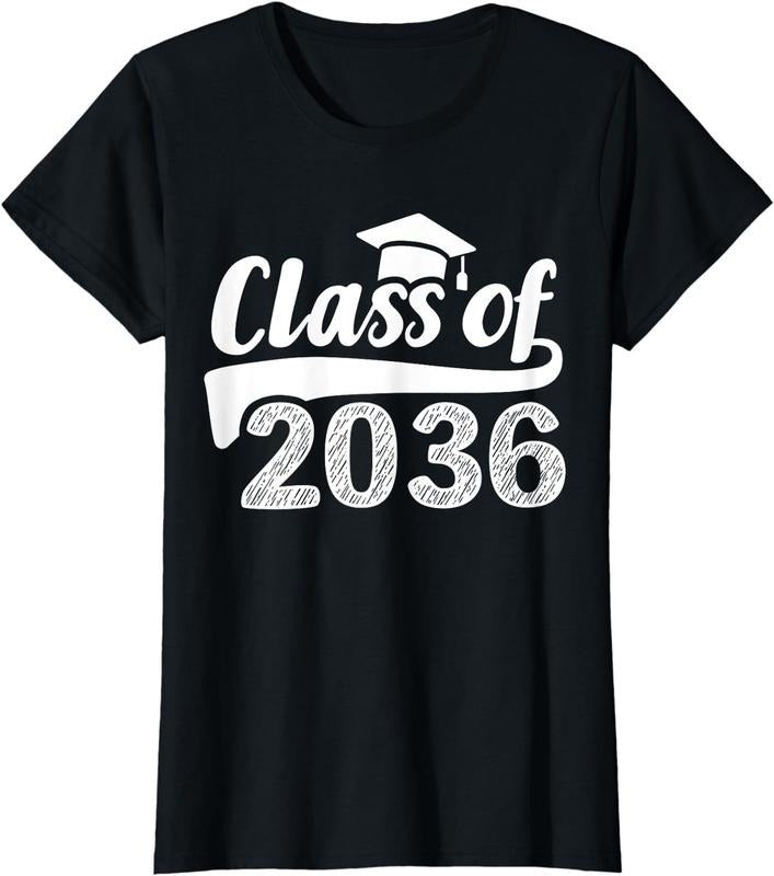 [100% Cotton] Grow with me class of 2036 graduation preschool T-Shirt Hoodie Sweatshirt | PrintMintTees.com