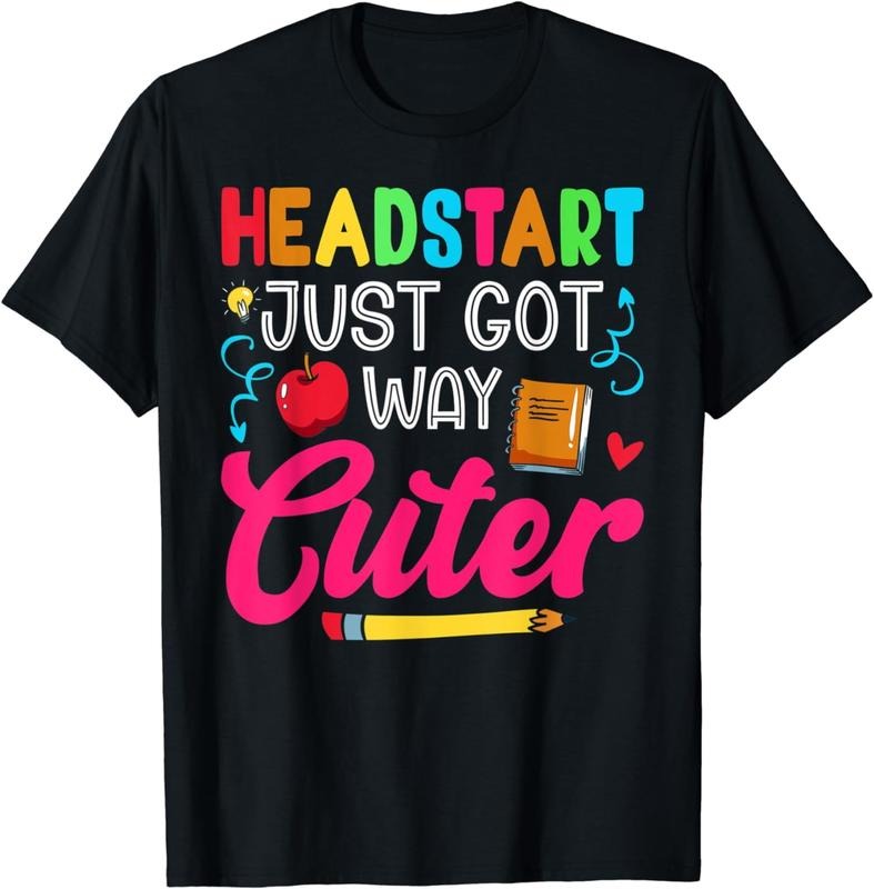 [100% Cotton] HEADSTART Just Got Way CUTER School Graduation Girls T-Shirt Hoodie Sweatshirt | PrintMintTees.com