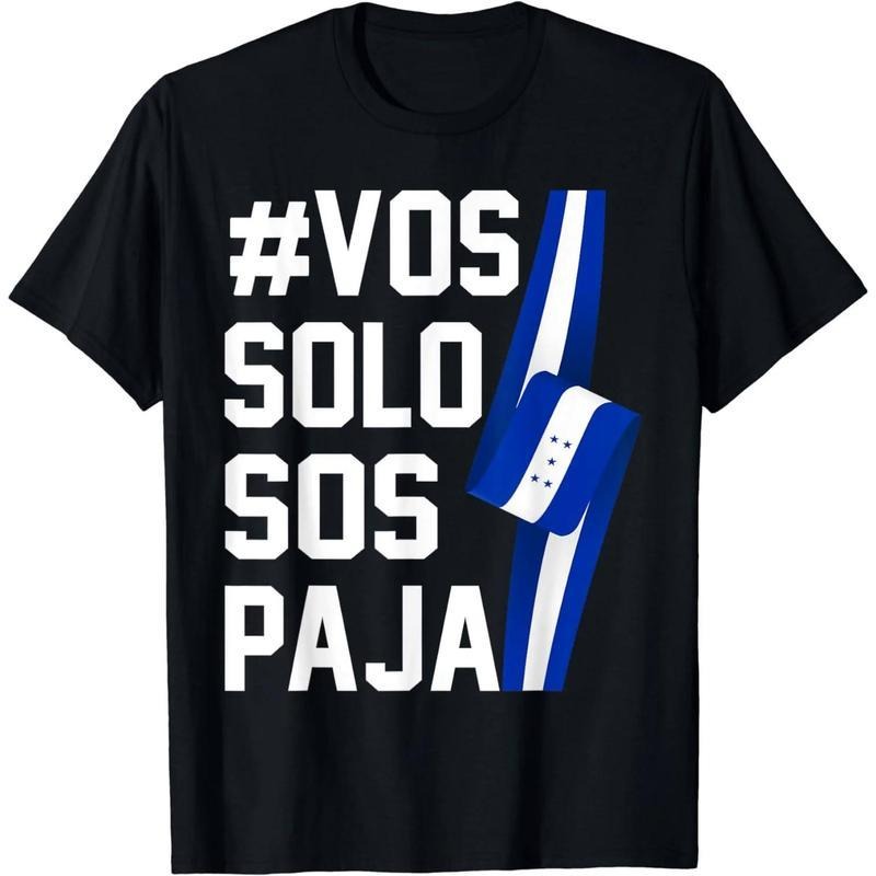[100% Cotton] Honduras Flag Catracho Pride Honduran Vos Solos Sos Pajas T-Shirt Crew Necks Casual Hoodie Sweatshirt