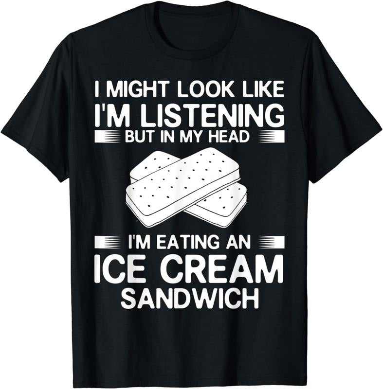 [100% Cotton] Ice Cream Sandwich Gift Cookie Recipe T-Shirt Hoodie Sweatshirt | PrintMintTees.com