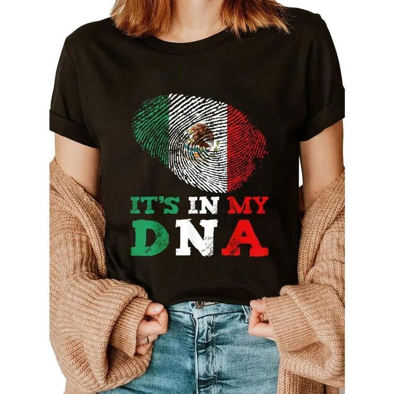 [100% Cotton] It's In My DNA" Patriotic T-Shirt