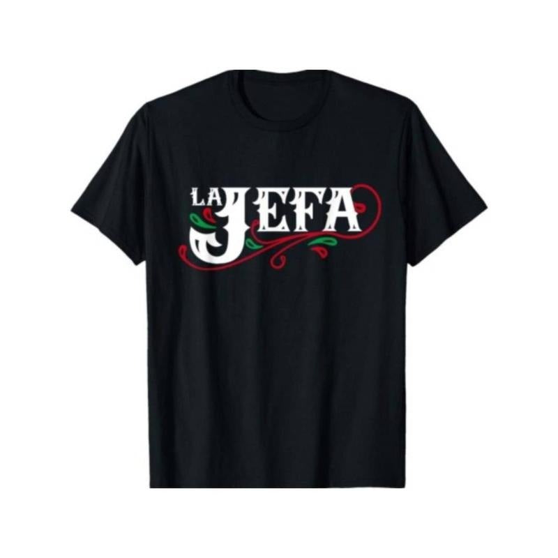 [100% Cotton] La Jefa The Boss in Spanish Funny Mexican Quote T-Shirt Hoodie Sweatshirt | PrintMintTees.com