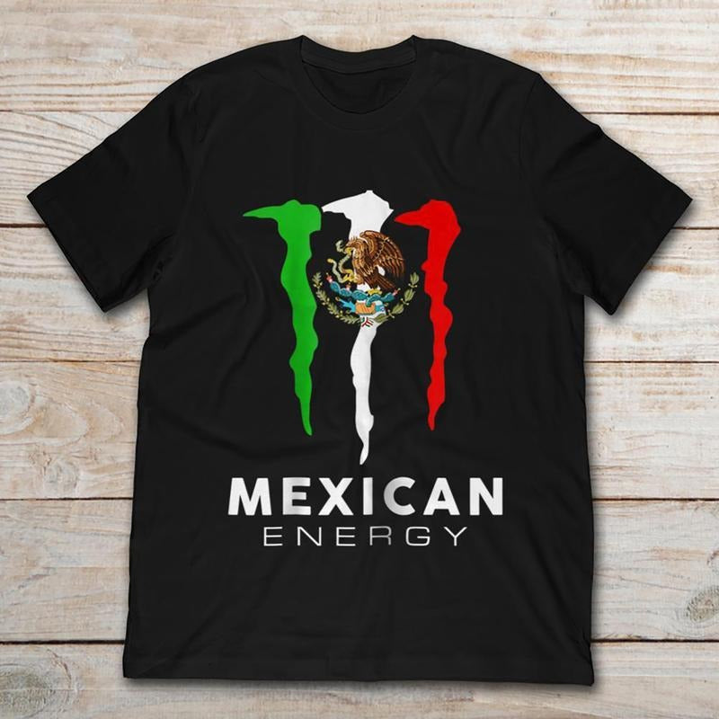 [100% Cotton] MEXICO FLAG MEXICAN ENERGY DRINK LOGO T-SHIRT Hoodie Sweatshirt | PrintMintTees.com