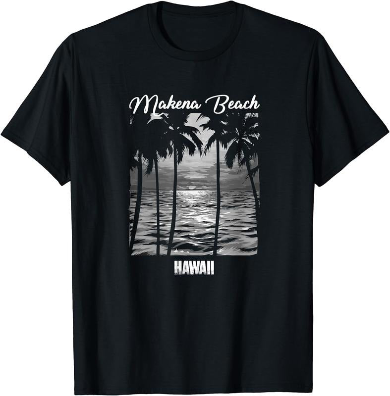 [100% Cotton] Makena Beach Souvenir - Hawaii Reminder T-Shirt Hoodie Sweatshirt | PrintMintTees.com