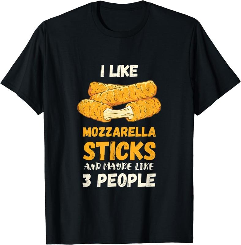 [100% Cotton] Mozzarella Sticks I Like Mozzarella Cheese Sticks Food T-Shirt Hoodie Sweatshirt | PrintMintTees.com