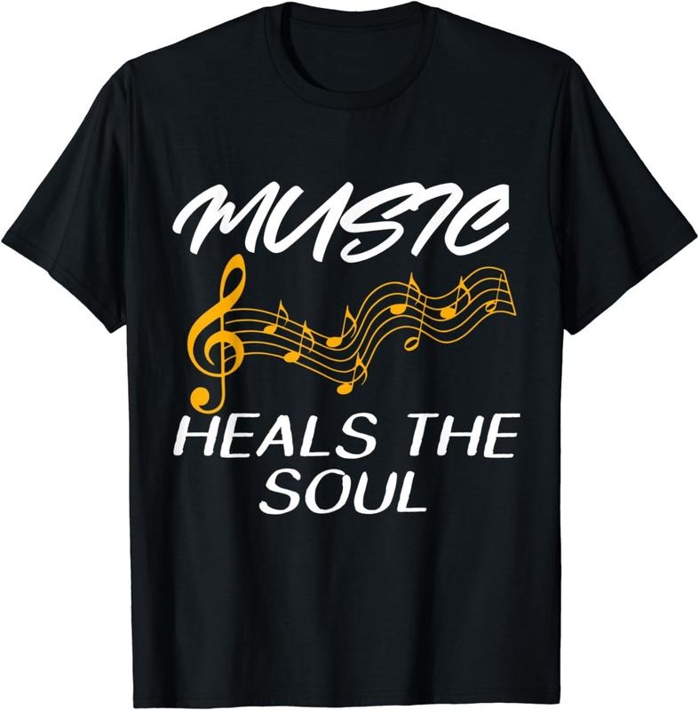 [100% Cotton] Music Heals The Soul Tshirt Hoodie Sweatshirt | PrintMintTees.com