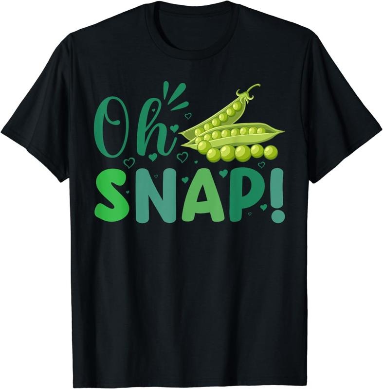 [100% Cotton] Organic Pod Harvest Green Peas Oh snap Pods of Green! T-Shirt Hoodie Sweatshirt | PrintMintTees.com
