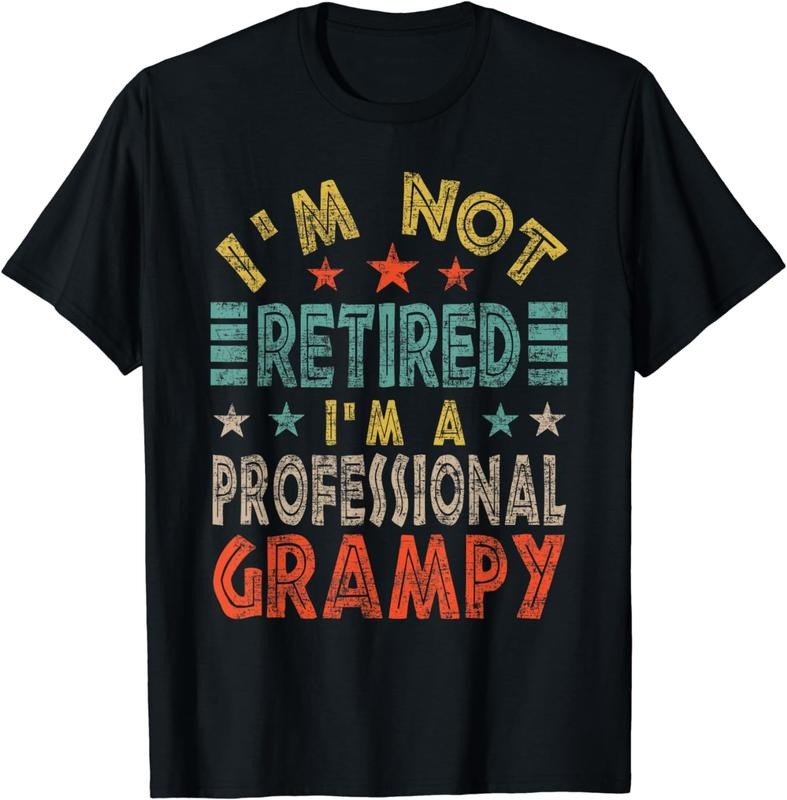 [100% Cotton] Retired Grampy Father Day Grandpa Gift T-Shirt Hoodie Sweatshirt | PrintMintTees.com