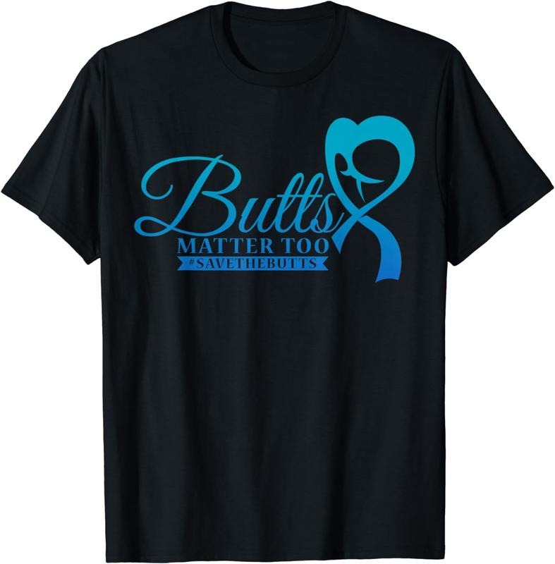 [100% Cotton] Save The Butts for Colon Rectal or Anal Cancer T-Shirt Hoodie, Sweatshirt | PrintMintTees.com
