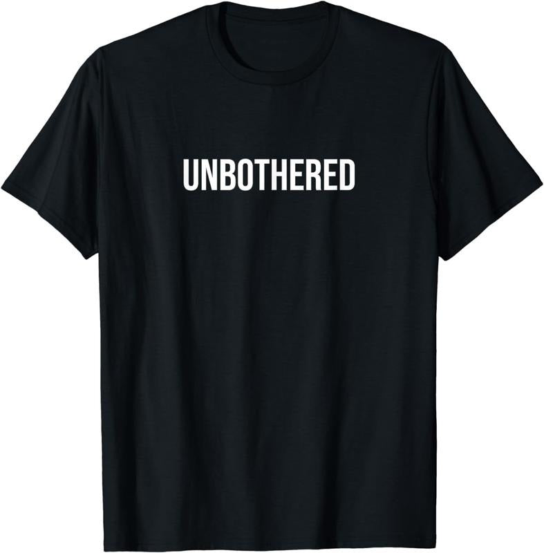 [100% Cotton] Unbothered T-Shirt Hoodie Sweatshirt | PrintMintTees.com