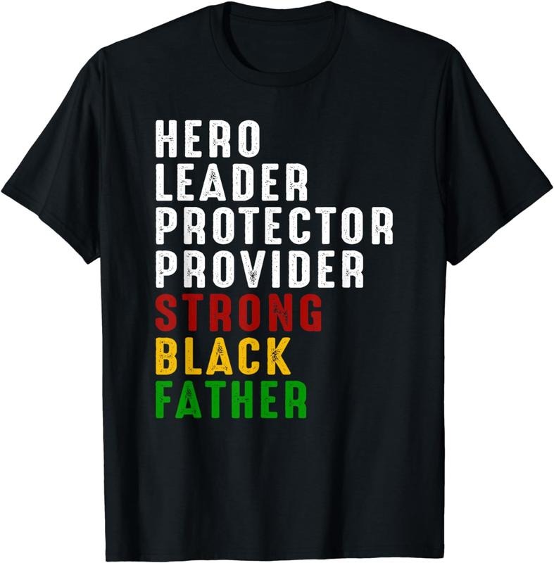 [100% Cotton] Vintage Fathers Day Strong African American Black Father T-Shirt Hoodie Sweatshirt | PrintMintTees.com