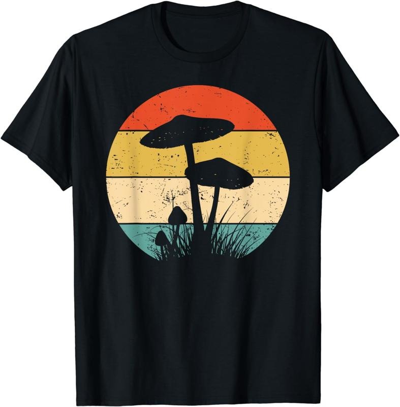[100% Cotton] Vintage Mushroom Retro Mushroom Mycology T-Shirt Hoodie Sweatshirt | PrintMintTees.com