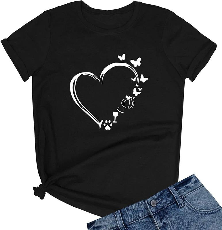 [100% Cotton] Women's Cute T Shirt Junior Tops Teen Girls Graphic Tees Hoodie Sweatshirt | PrintMintTees.com