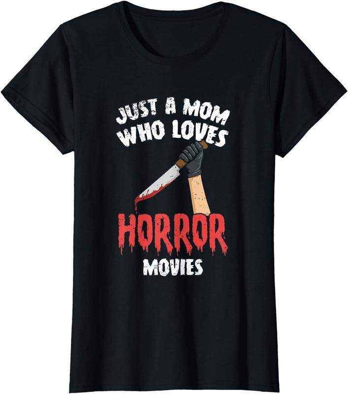 [100% Cotton] Womens Halloween Horror Film Design for your Horror Mom T-Shirt Hoodie Sweatshirt | PrintMintTees.com