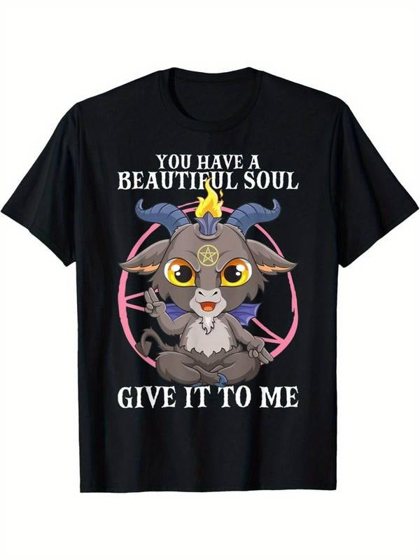 [100% Cotton] You have a beautiful soul Satan Bafant Demon Satan Goat T-shirt Hoodie Sweatshirt | PrintMintTees.com