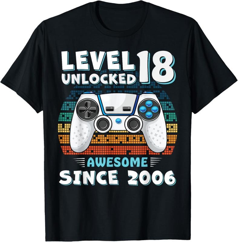 100% Cotton 18th Decoration 18yr 18 Year Old T-Shirts, Hoodie, Sweatshirt