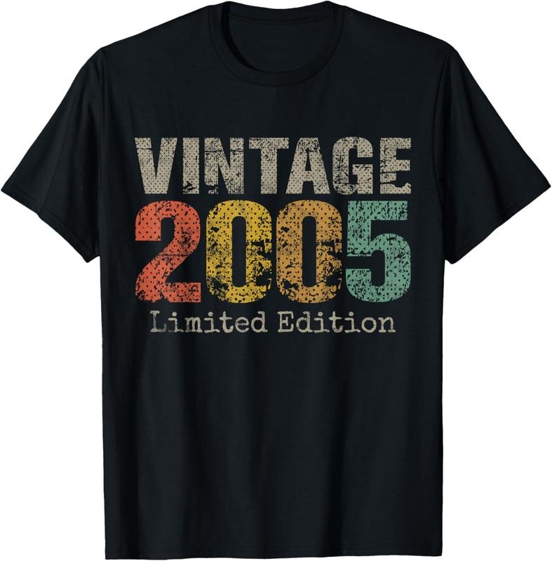 100% Cotton 19 Year Old Gifts Vintage 2005 Limited Edition 19th Birthday T-Shirt Hoodie, Sweatshirt | PrintMintTees.com