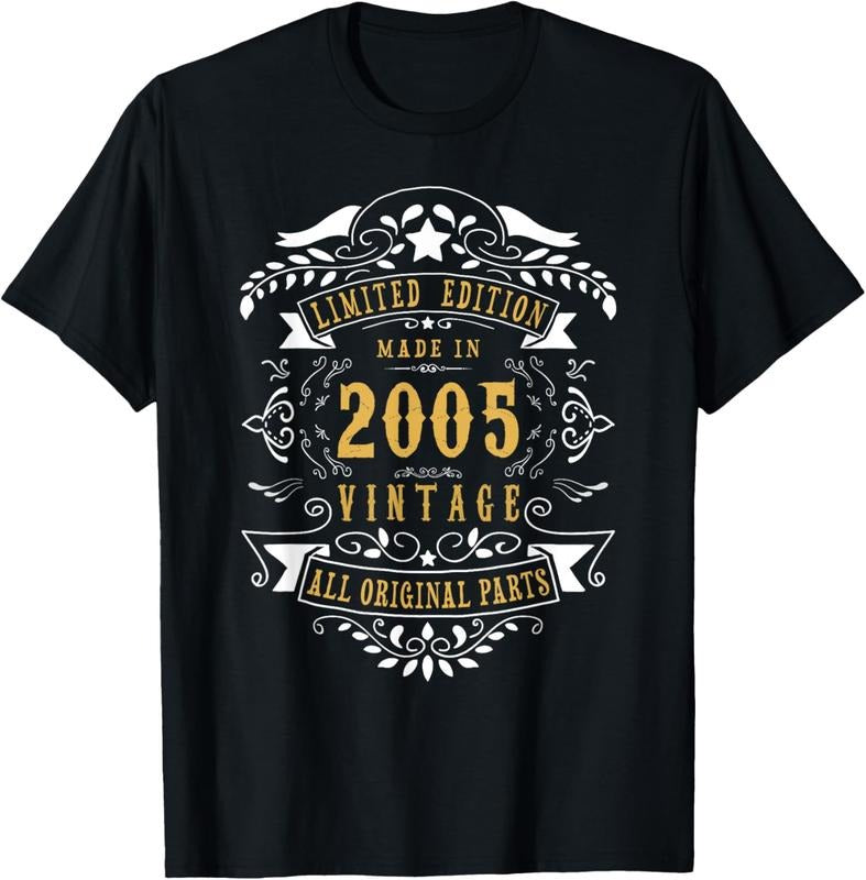 100% Cotton 19 Years Old 19th Made Born 2005 T-Shirts, Hoodie, Sweatshirt