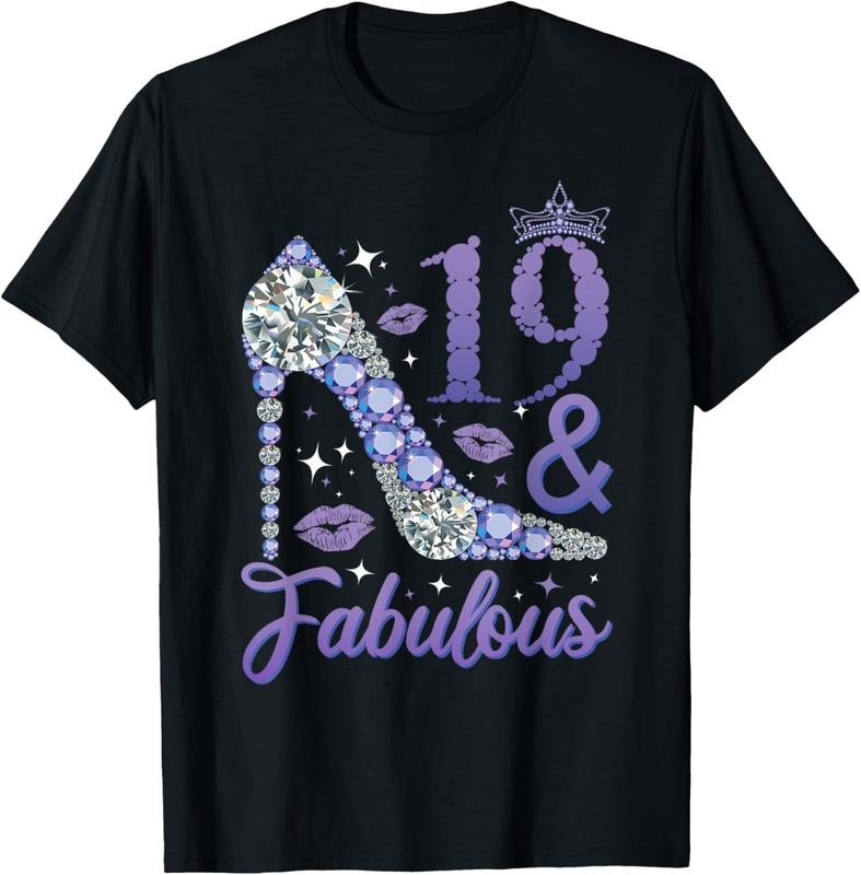 100% Cotton 19 Fabulous Stepping My 19th T-Shirts, Hoodie, Sweatshirt