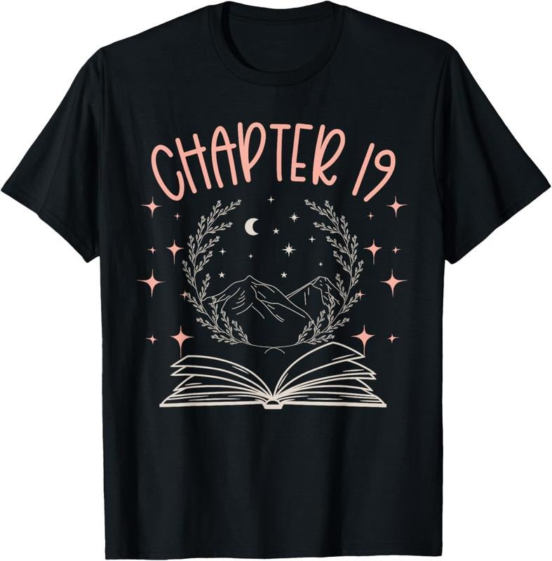 100% Cotton 19th Birthday Girls Book Lovers Chapter 19 Its My Birthday T-Shirt Hoodie, Sweatshirt | PrintMintTees.com