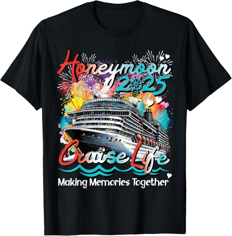 100% Cotton 2025 Honeymoon Cruise Crew Partner Couples Cruising Vacation T-Shirt Hoodie, Sweatshirt | PrintMintTees.com