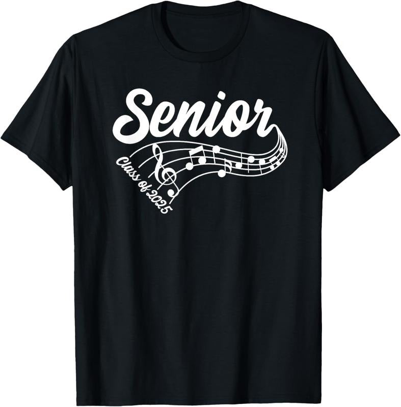 100% Cotton 2025 Senior Choir Band Orchestra Class 2025 Music Notes T-Shirts, Hoodie, Sweatshirt