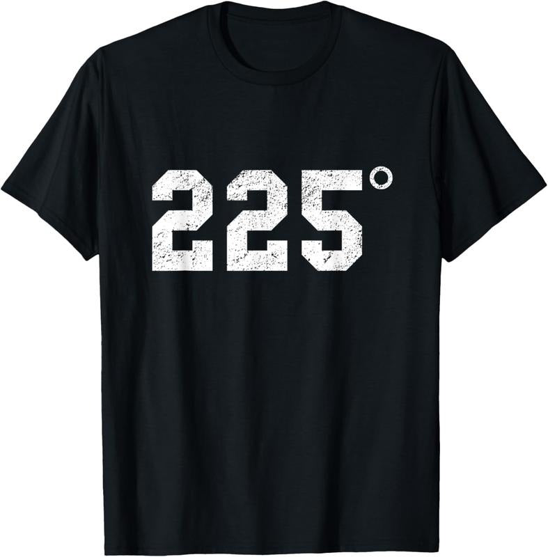 100% Cotton 225 Degrees - BBQ - Grilling - Smoking Meat T-Shirt Hoodie Sweatshirt | PrintMintTees.com