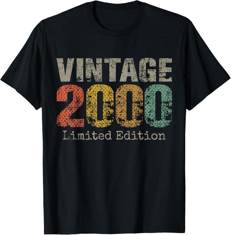 100% Cotton 24 Year Old Vintage 2000 Limited 24th T-Shirts, Hoodie, Sweatshirt