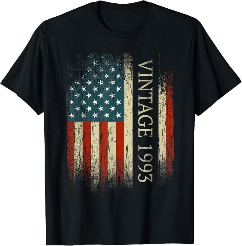 100% Cotton 31st Vintage 1993 Usa Flag 31 Year Old Bday T-Shirts, Hoodie, Sweatshirt