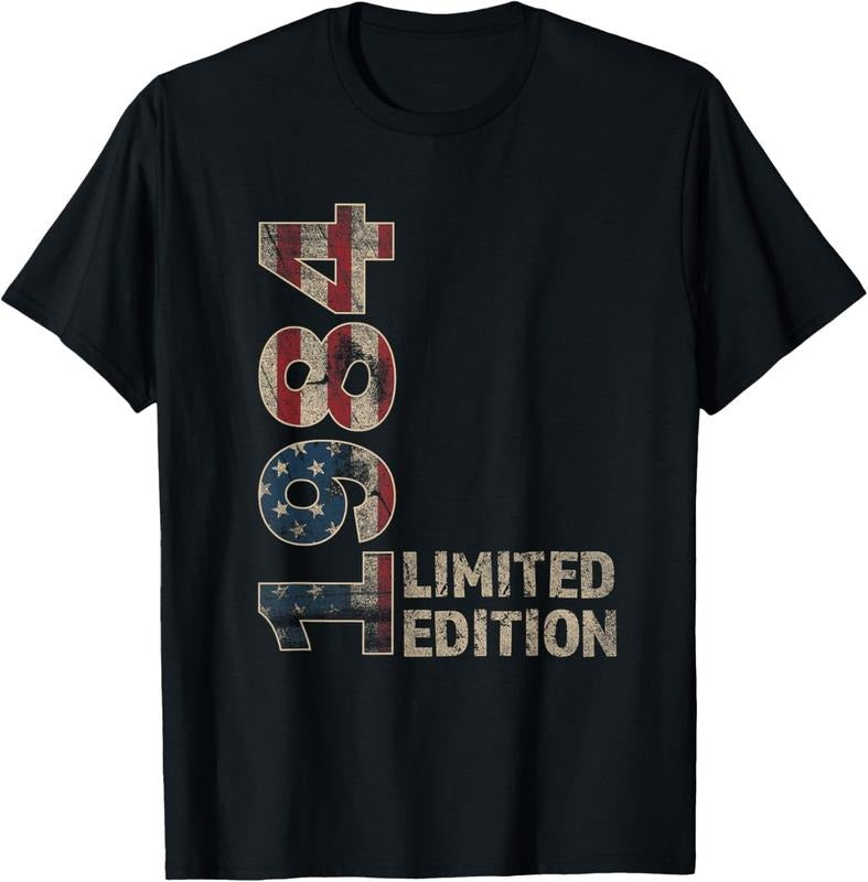 100% Cotton 40th Vintage Born 1984 Turning 40 Year Old T-Shirts, Hoodie, Sweatshirt