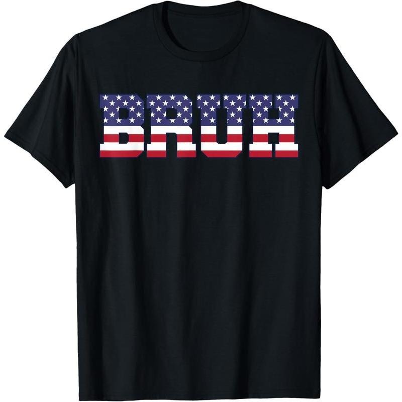 100% Cotton 4th of July Shirts for Kids Boys Bruh America USA Flag T-Shirt Hoodie Sweatshirt | PrintMintTees.com