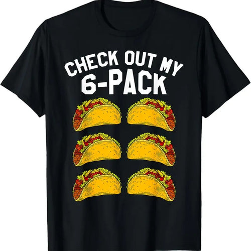 100% Cotton 6 Pack Fitness Taco Funny Mexican Gym Top for Taco Lovers T-Shirt Hoodie Sweatshirt | PrintMintTees.com